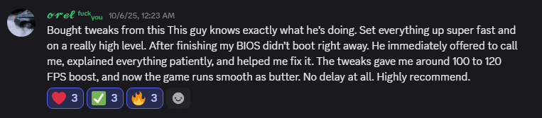 Customer review from orel_fuck